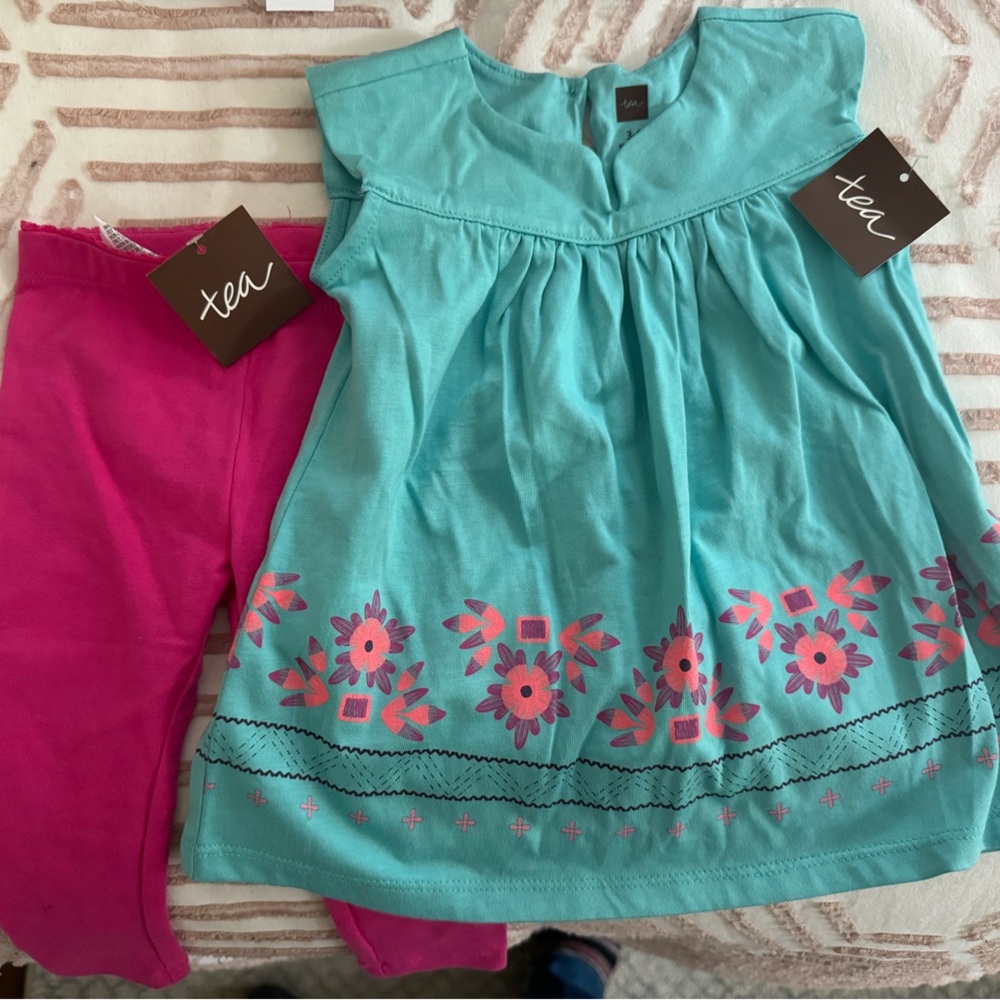 Tea Collection girls set (NWT)